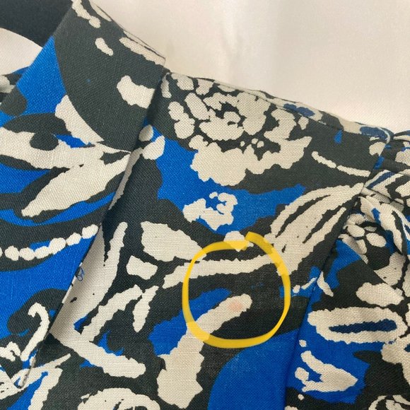 Get ready for Spring! NWT - Karen Millen Batik Linen Midi Shirt Dress - US 4 - Picture 11 of 12